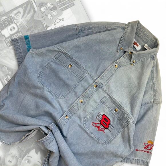 Vintage Dale Earnhardt Jr Button Up - Picture 1 of 5
